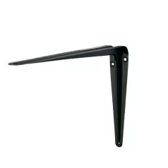 Polctartóvas 3*4" Porszórt Matt-Fekete 75*100 mm