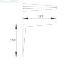 POLCTARTÓVAS FEHÉR 5*6" 125*150 MM