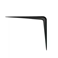 Polctartóvas 6*8" Porszórt Matt-Fekete 150*200 mm