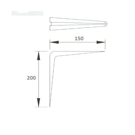 POLCTARTÓVAS FEHÉR 6*8" 150*200 MM