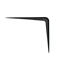 Polctartóvas 12*14" Porszórt Matt-Feket 300*350 mm