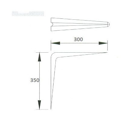 POLCTARTÓVAS FEHÉR 12*14" 300*350 MM