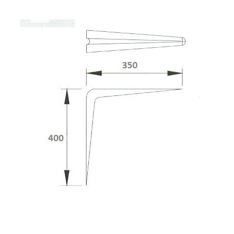 POLCTARTÓVAS FEHÉR 14*16" 350*400 MM