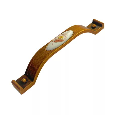 Bútorfogantyú Kerámia 128 mm Antik Bronz 6063