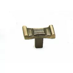 Bútorgomb Szögl.34*21mm Leóna Antik Réz Ak4046