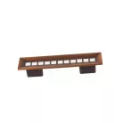 Bútorfogantyú 128mm Titusz Kávé Ak4033