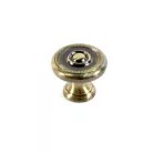 Bútorgomb Díszes 27mm Antik Réz Ak5063