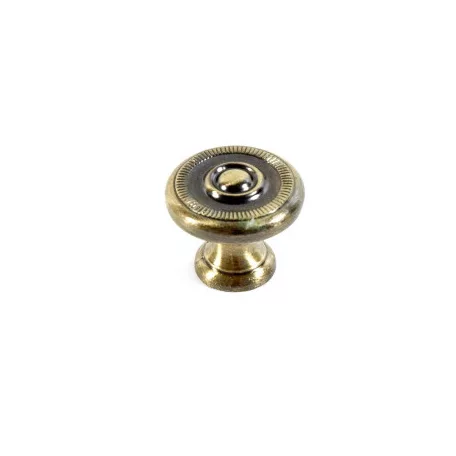 Bútorgomb Díszes 27mm Antik Réz Ak5063