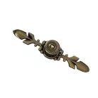 Bútorgomb 27mm+12 cm Dísztalp Antik Réz 6311+595