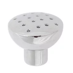 Bútorgomb 28mm Stella Króm Pöttyös Ak5068