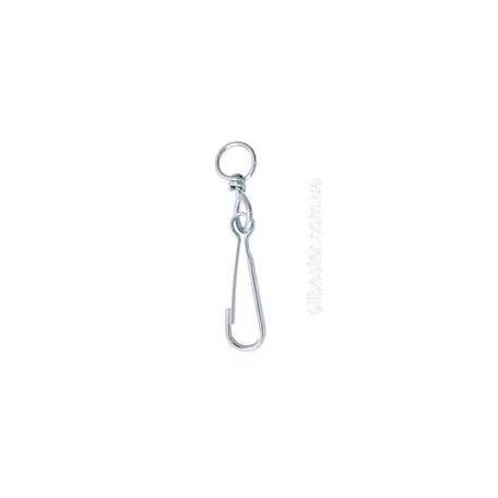 Karabiner Rugós 100mm Forgóval C1007
