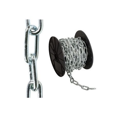 LÁNC HORGANYZOTT 5 MM/40 M DIN5685