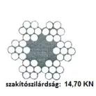 Sodronykötél 5mm/100M Horg. Din3055