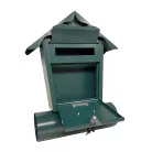 Postaláda Szórólaptartós Házikó Zöld Mélia Mc006 47*11*37.5 cm