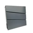 Postaláda Szórólaptartós Modern Antracit Nova Md002 37*11*37 cm