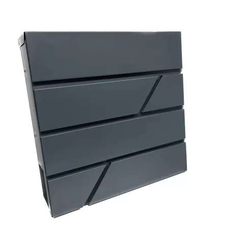 Postaláda Szórólaptartós Kültériantracit Hadi Md025 37*11*37 cm
