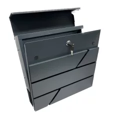   Postaláda Szórólaptartós Kültériantracit Hadi Md025 37*11*37 cm