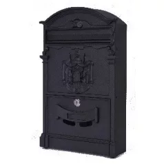 Postaláda Öntött Xl Fekete Cimeresarthur 29*47 Pb-301Al