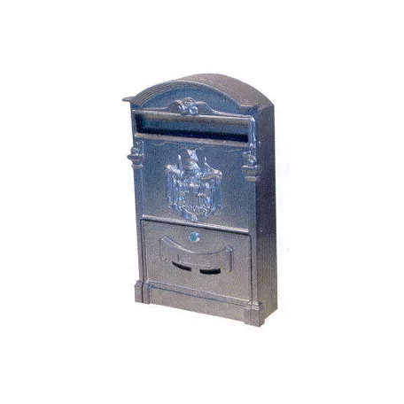 Postaláda Öntött Ezüst Címeres Arthur 26*8*40 cm