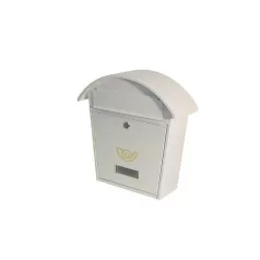 Postaláda Salamon Fehér Kerek Tetejű 38*13,5*36 cm