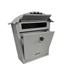 Postaláda Szürke Kerek Csipkés Sába 38*13,5*36 cm