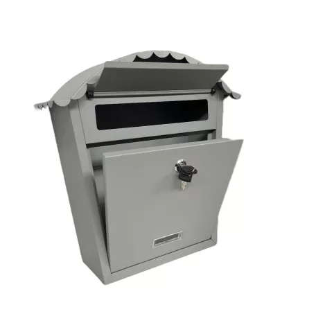 Postaláda Szürke Kerek Csipkés Sába 38*13,5*36 cm