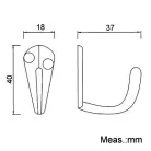 Fogas Mini 1-Ágú Erős Króm 157335 Rh40Cp,C074, Ak7116