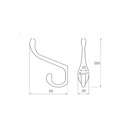 Fogas Kalaptartós 1-Ágú Króm Ak7138 Cp Z17002 Cp