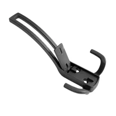 Fogas Kalaptartós 2-Ágú Matt Fekete Ak7197-L