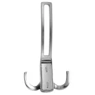 Fogas Kalaptartós 2-Ágú Króm-Mattsz.Nikk Ak7197-L