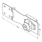 Lakatpánt Zárható 2K. Nikk. 100mm Hs4L Cp