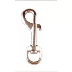 Karabiner Díszes Rugós 65 mm Acél East G.