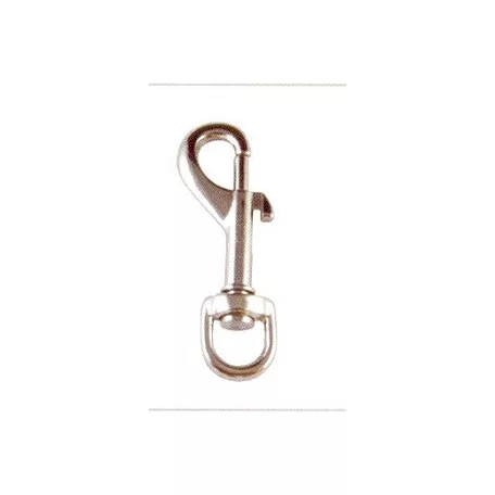 Karabiner Díszes Rugós 65 mm Acél East G.