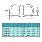 Forgó Karabinerhez 50mm Acél 1/2" 13