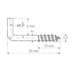 VITRÁZS KAMPÓ 19 MM TALPAS RÉZ. SLH03BP