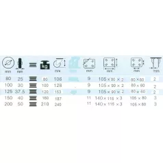 Kerék Gumis 125 mm Fix Import D102-11Da125