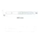 Ajtótolózár 300mm Rezezett Lx Wy-025