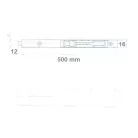 Ajtótolózár 500mm Rezezett Wy-025