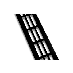 Szellőzőrács Fekete Matt 60*400 mm 464036 D.