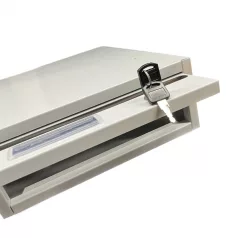 Postaláda Lépcsöhá.Szürke,Fekvö Budapest 37*34*10 E