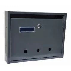 Postaláda Lépcsőházi Antracit Lenyíl.Rio 35*27 N.T. E