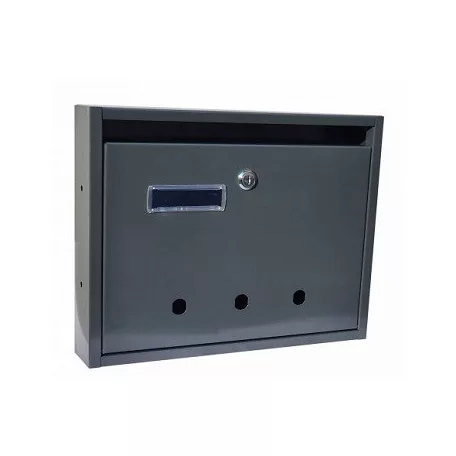 Postaláda Lépcsőházi Antracit Lenyíl.Rio 35*27 N.T. E