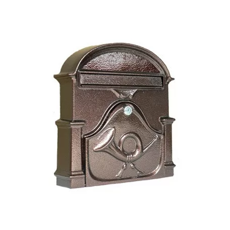 Postaláda Öntött Bronz Kürtös V-400 40*30*6.5 A