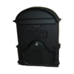 Postaláda Öntött Fekete Kürtös V-400Xl 40*30*11 cm