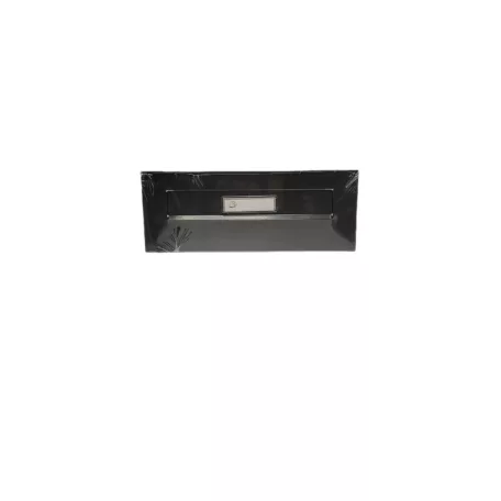 Levélbedobo Nagy Antracit Horg.Lem.Sóly. 320*120 mm