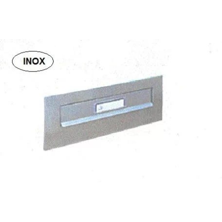 Levélbedobó Nagy Rozsdamentes Sóly. 320*120mm