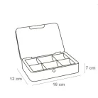 Pénzkazetta Barna Kicsi 1.T.C091 16*12*7 cm