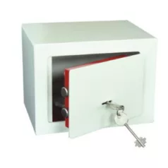 Bútorszéf Kulcsos Bézs Kéttolú 2K. T-17M 23*17*17 cm