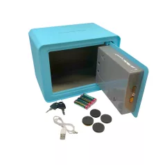 Bútorszéf Elektronikus Számk.Kék.Sfa002 24*16*18 cm