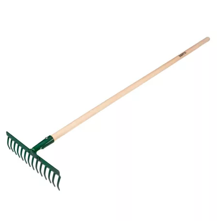 VERTO Gereblye 14 Fogú 36Cm Fanyéllel